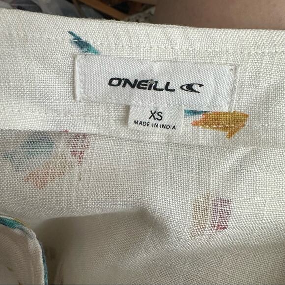 O'Neil Marlin Print Skater Mini Skirt Size XS - Picture 8 of 14